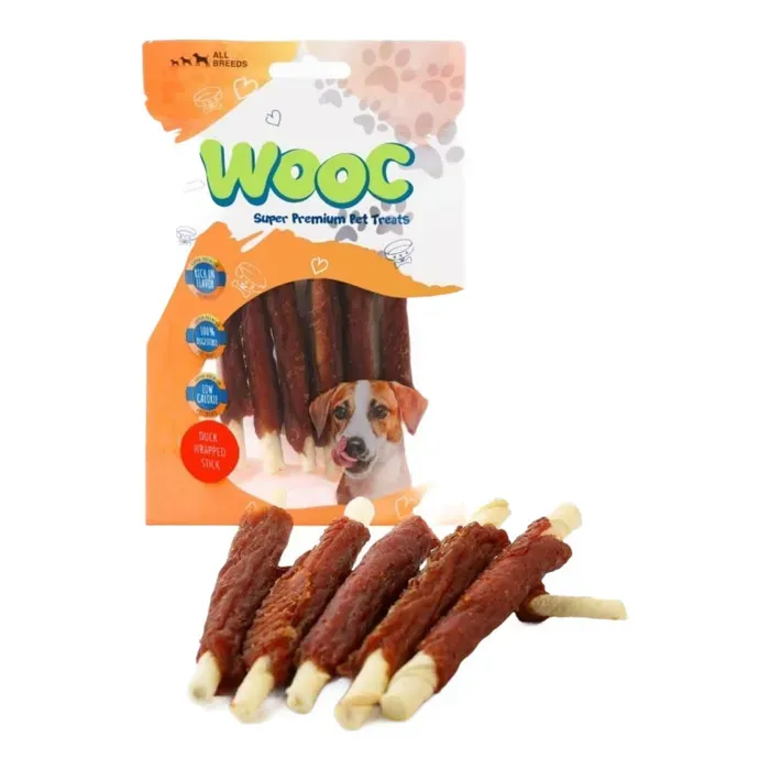 Wooc Dog Ördek Sargılı Sütlü Stıck Ödül 80 Gr