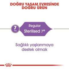 Royal Canin Sterilised +7 Kısırlaştırılmış 7 Yaş Üzeri Kedi Maması 1,5kg