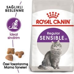 Royal Canin Sensible 33 Hassas Sindirim Sistemi olan Kediler İçin Yetişkin Kedi Maması 4kg