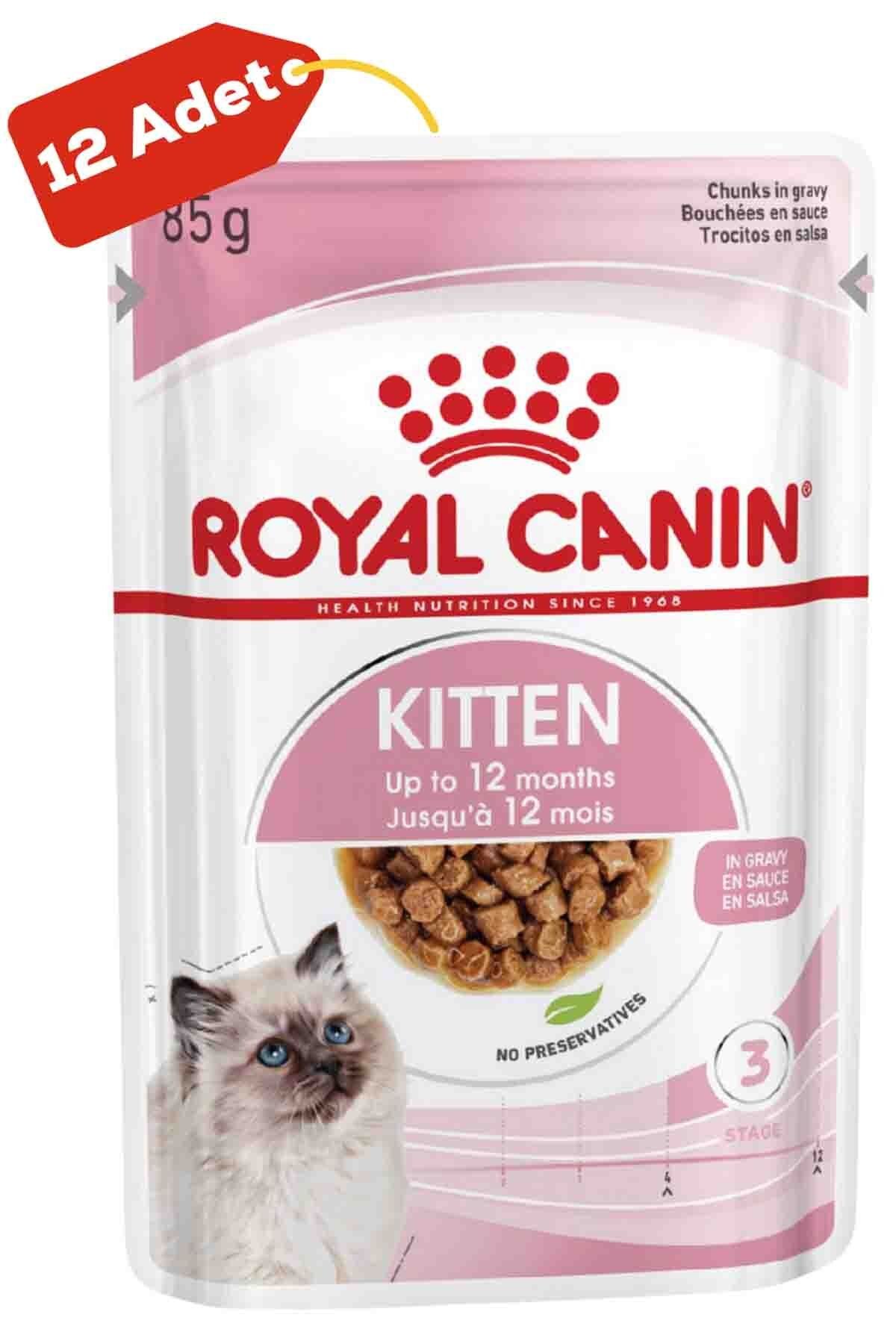 Royal Canin Kitten Gravy Yavru Kedi Konservesi 12x85gr 12li