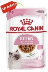 Royal Canin Kitten Gravy Yavru Kedi Konservesi 12x85gr 12li