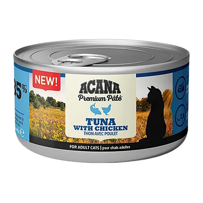 Premium Tuna Balıklı Ve Tavuk Etli Kedi Konserve Maması 85 Gr