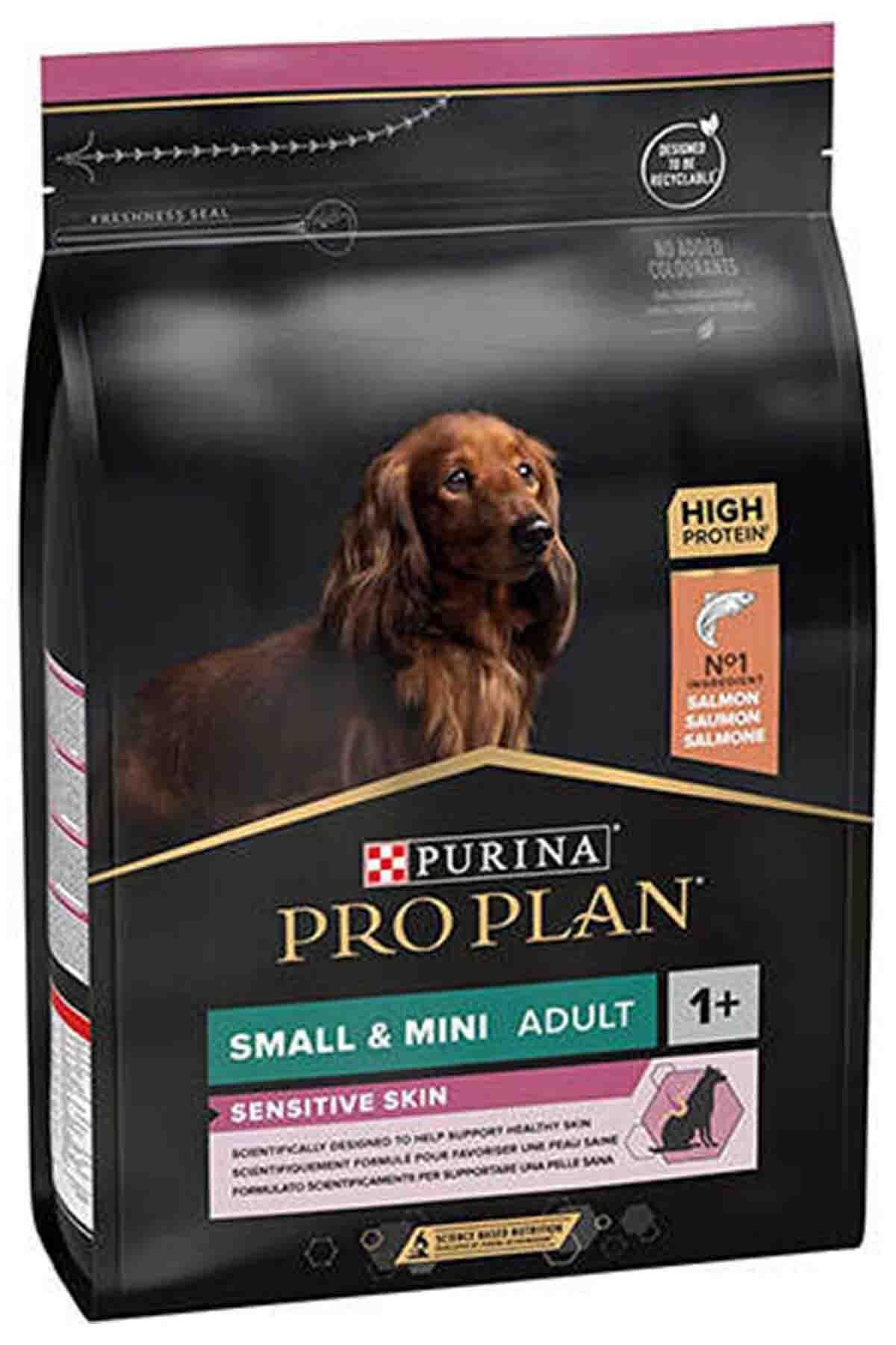 Pro Plan Somonlu Küçük Irk Hassas Derili Yetişkin Köpek Maması 3kg