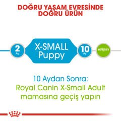 Royal Canin Xsmall Puppy Küçük Irk Yavru Köpek Maması 1,5kg