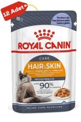 Royal Canin Hair & Skin Jöleli Kedi Konservesi 12x85gr 12li