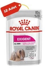 Royal Canin Exigent Seçici Köpek Konservesi 12x85gr 12li