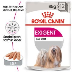 Royal Canin Exigent Seçici Köpek Konservesi 12x85gr 12li