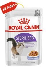 Royal Canin Jöleli Kısırlaştırılmış Kedi Konservesi 12x85gr 12li