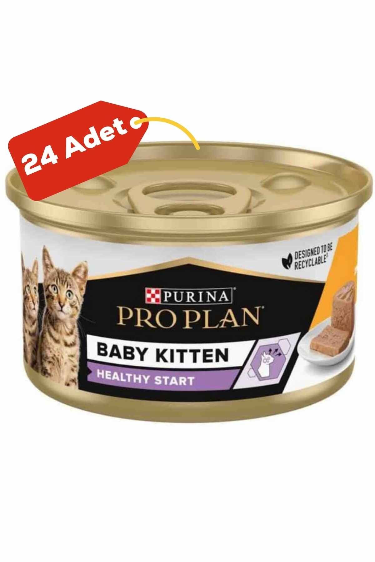 Pro Plan Baby Kitten Tavuklu Yeni Doğan Yavru Kedi Konservesi 24x85gr 24lü