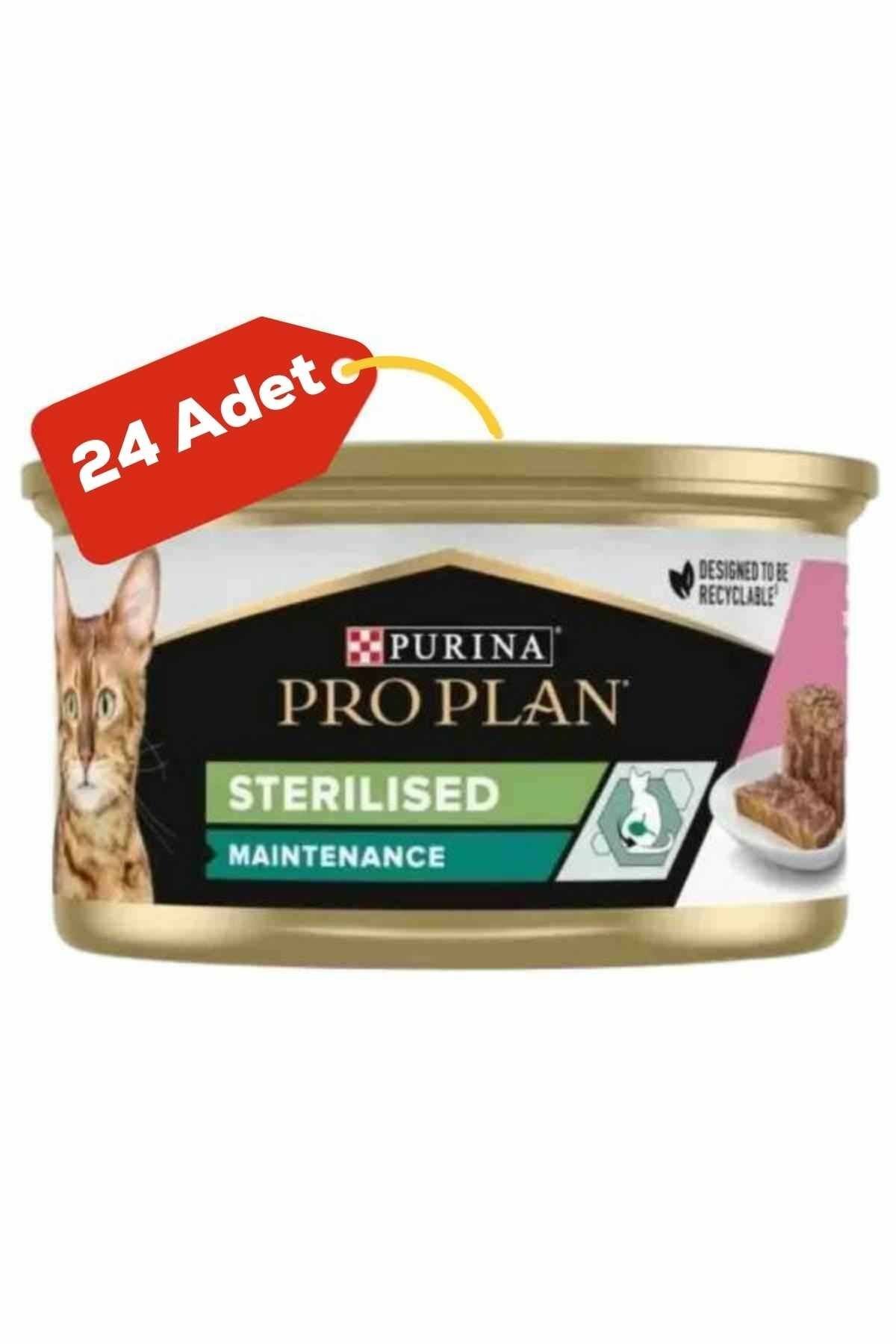 Pro Plan Somonlu Kısırlaştırılmış Kedi Konservesi 24x85gr 24lü