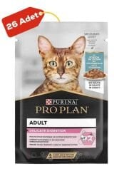 Pro Plan Delicate Okyanus Balıklı Yetişkin Kedi Konservesi 26x85gr 26lı