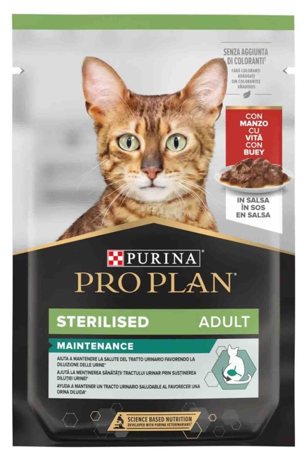 Pro Plan Delicate Biftekli Kısırlaştırılmış Kedi Konservesi 85gr