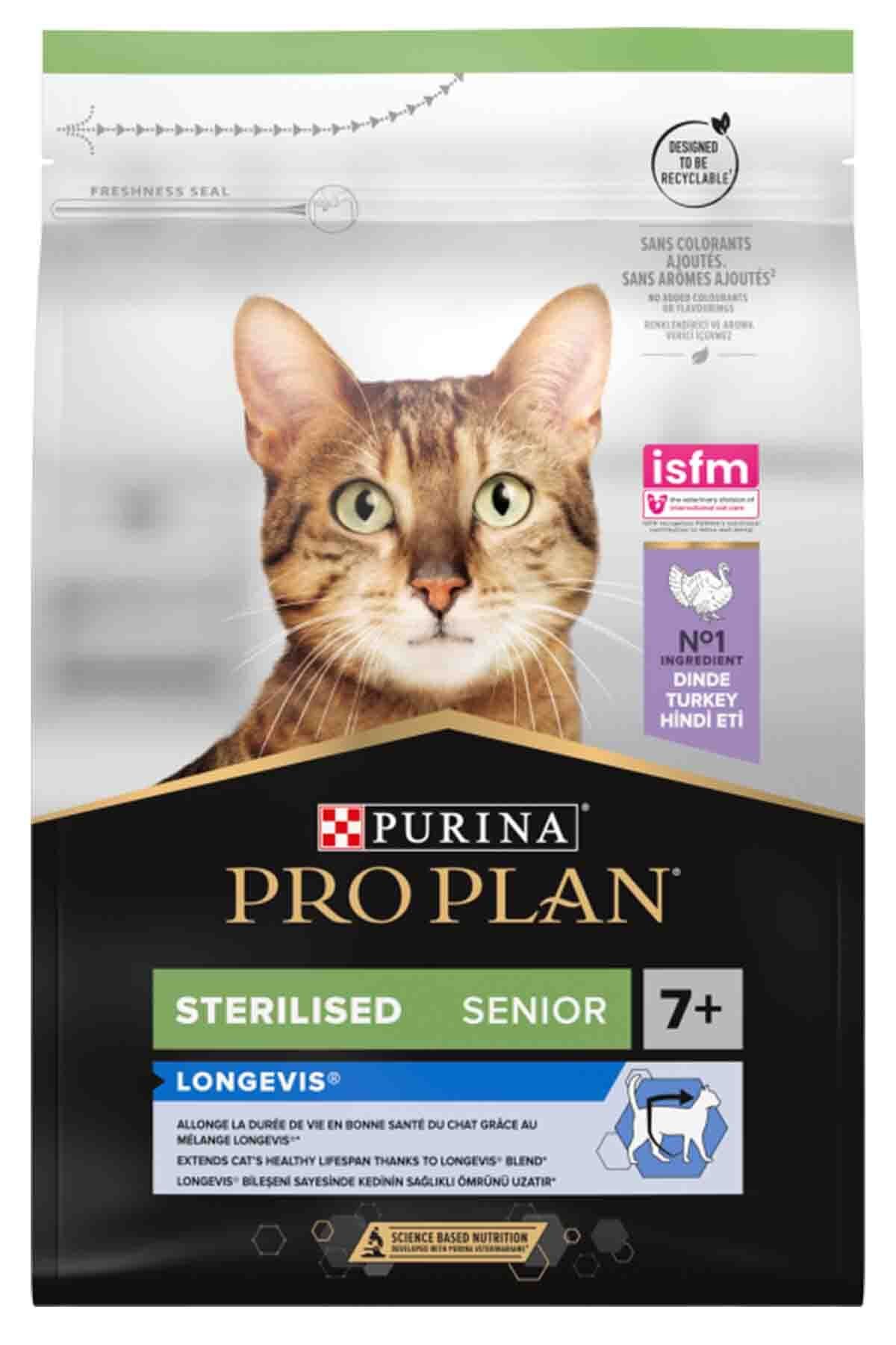 Pro Plan Hindi Etli Kısırlaştırılmış Yaşlı Kedi Maması 3kg