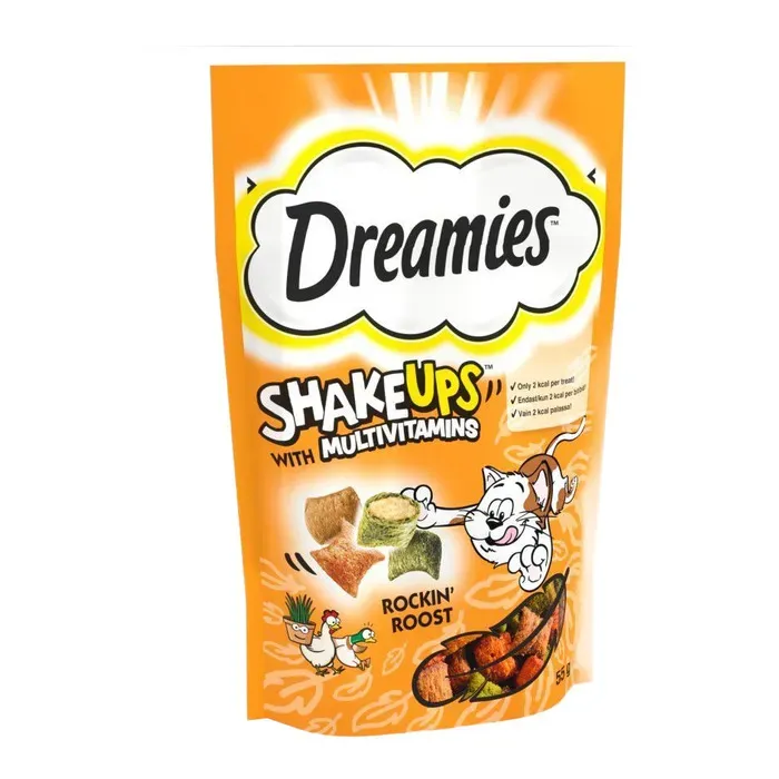 Dreamies Multivitamin Tavuk Ördek Kedi Ödülü 55 Gr