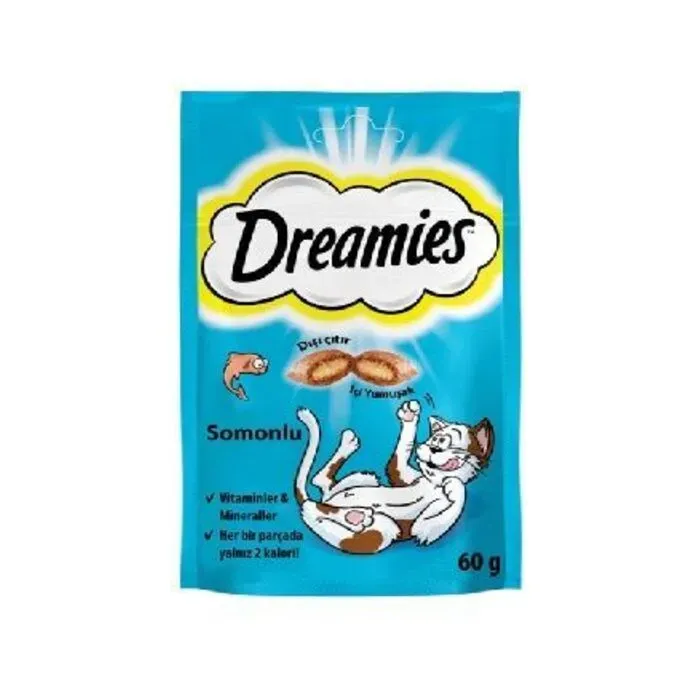 Dreamies Mama Kedi Ödül Somonlu 60 Gr