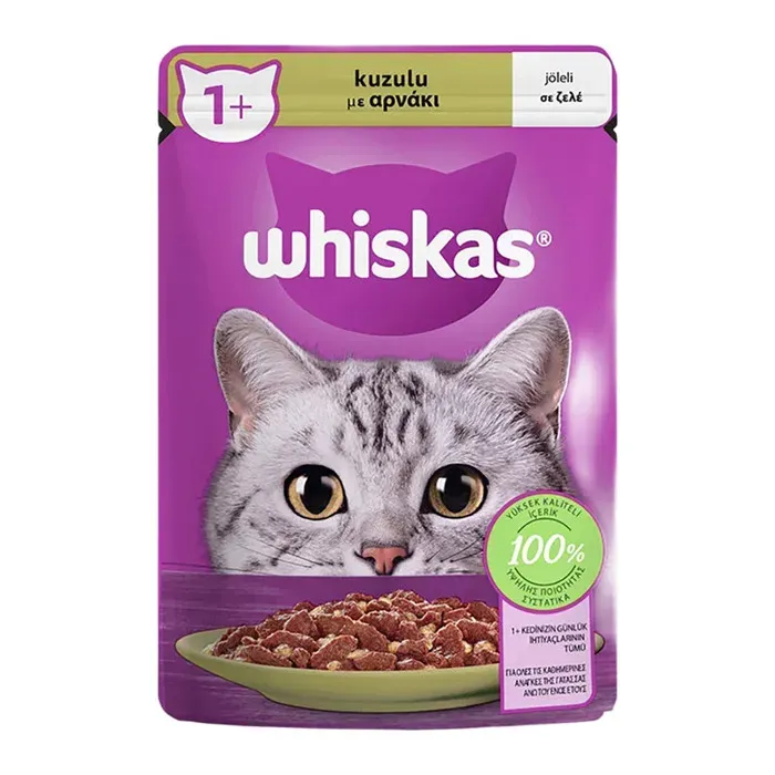 Whiskas Mama Kuzu Etli Yetişkin Kedi Pouch 85 Gr