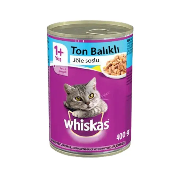 Whiskas Whiskas Konserve Ton Balıklı Kedi Maması 400 gr