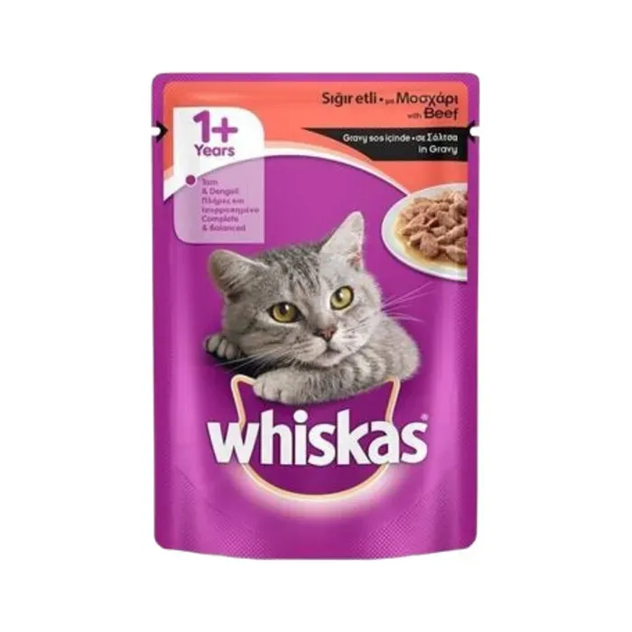 Whiskas Mama Pouch Biftekli Yetişkin Kedi 100 Gr