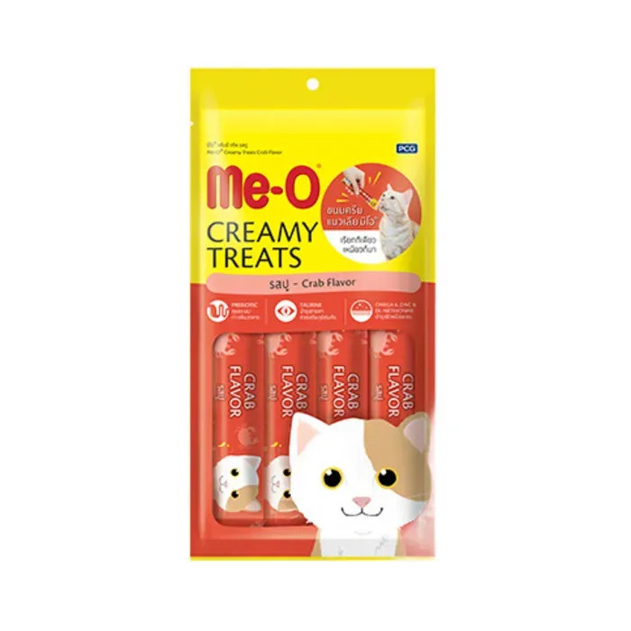 Me-O Creamy Yengeçli ve Ton Balıklı Kedi Ödülü 4x15 g