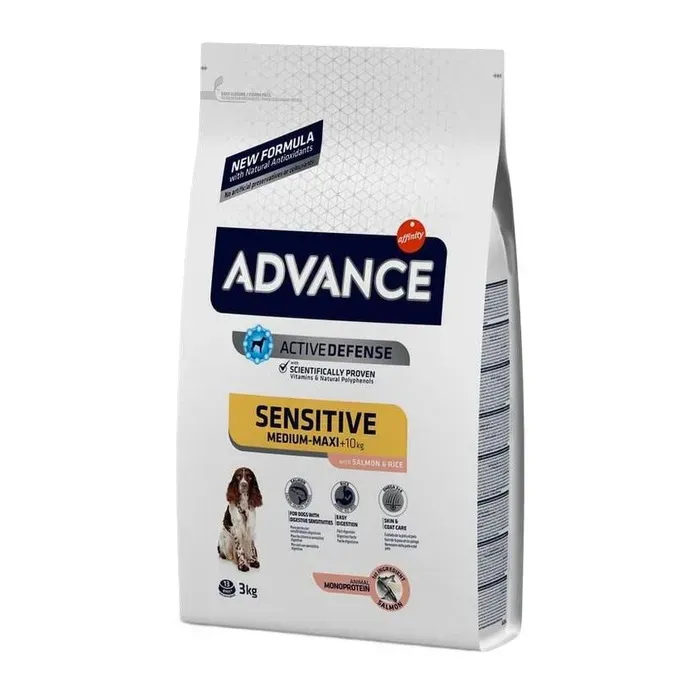 Advance Adult Sensitive Somonlu ve Pirinçli 3 kg Hassas Yetişkin Köpek Maması