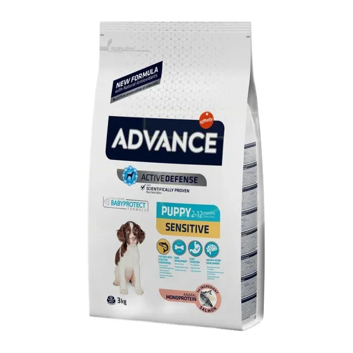 Advance Puppy Sensitive Somon Ve Pirinçli Yavru Köpek Maması 3 Kg