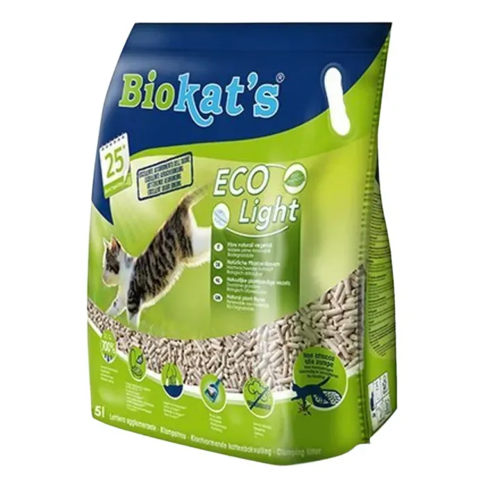 Biokat'S Eco Light Pelet Kedi Kumu 5 Lt