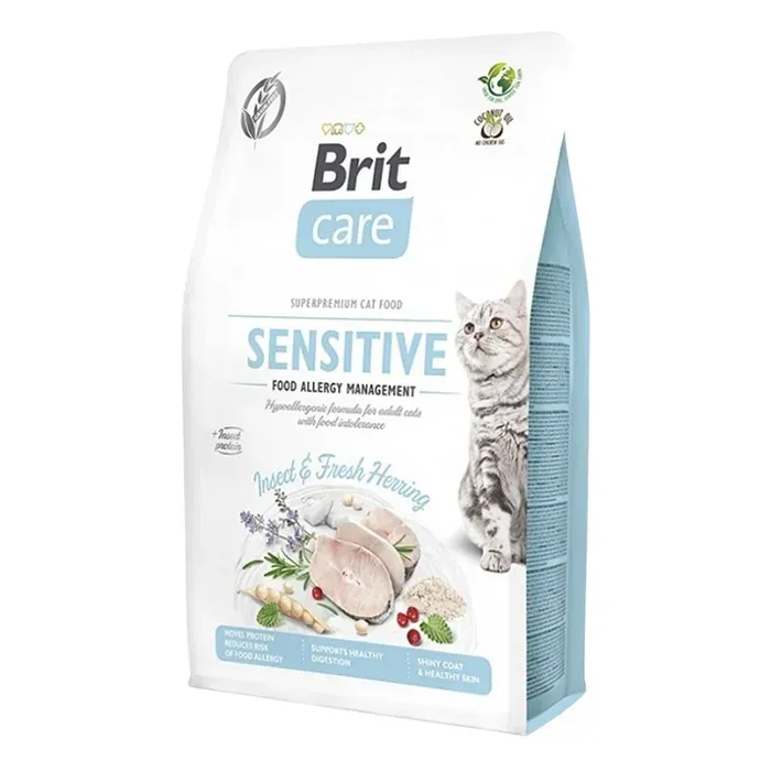 Brit Care Care Senstive Ringa Balığı Ve Böcekli Kedi Maması 2 Kg