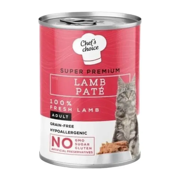 Chef's Choice Kuzu Etli Ezme Yetişkin Kedi Konservesi 400gr