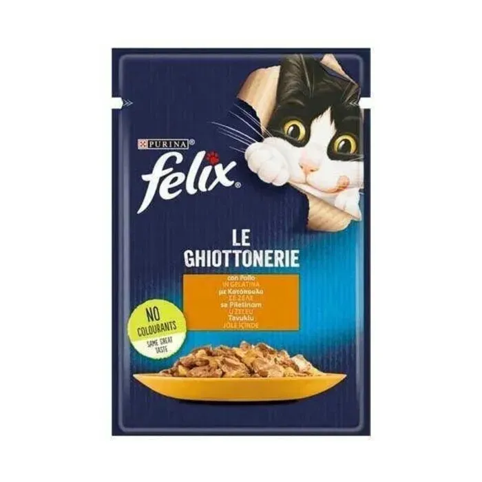 Felix Yaş Mama Kedi Tavuk Etli 85 Gr