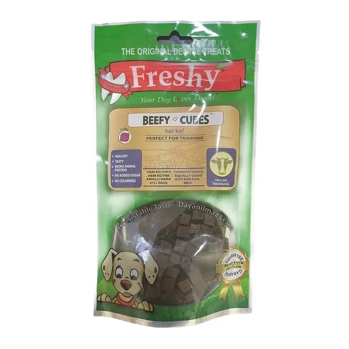 Beefy Cubes Biftekli Küpler Köpek Ödülü 80 Gr