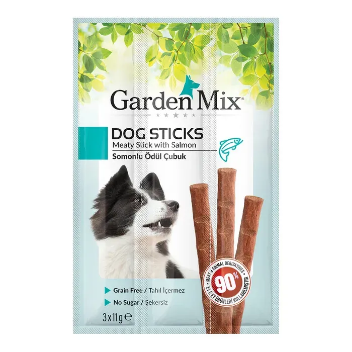 Gardenmix Somonlu Köpek Stick Ödül 3x11 Gr