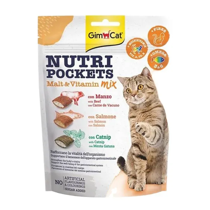 Nutripockets Malt ve Multivitamin Kedi Ödülü 150 gr