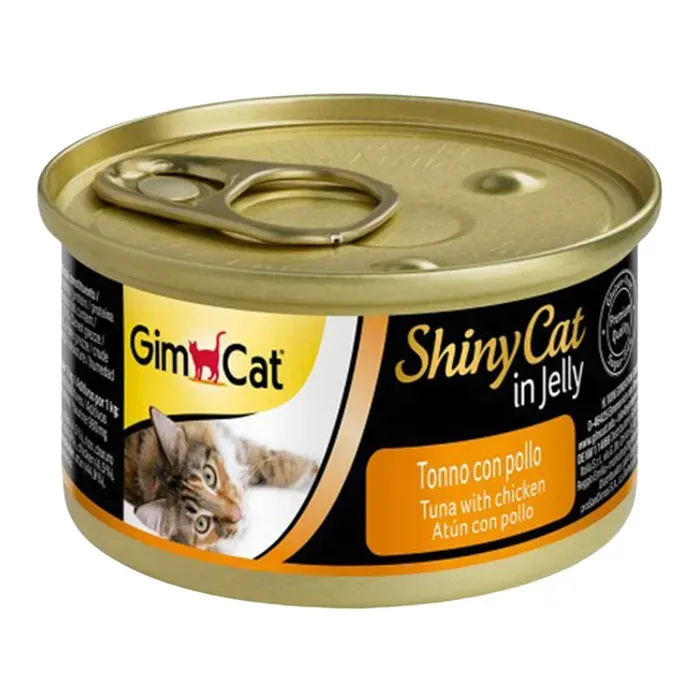 ShinyCat Ton Balıklı ve Tavuklu Jöleli Kedi Konservesi 70 Gr