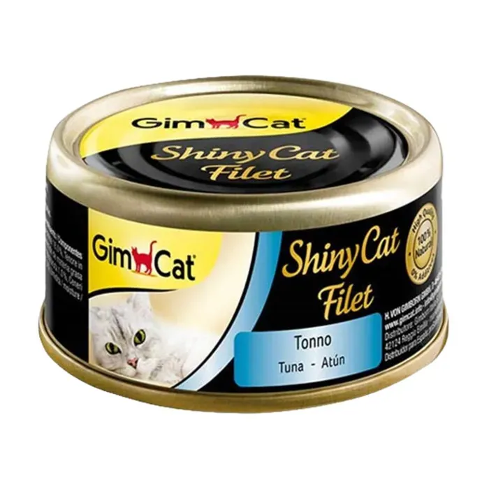 Shinycat Kıyılmış Fileto Ton Balıklı Kedi Konserve Maması 70 Gr