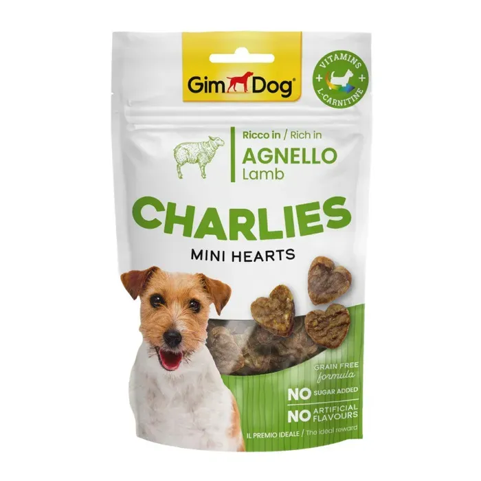 Charlies Mini Hearts Kuzu Etli Köpek Ödülü 70 Gr