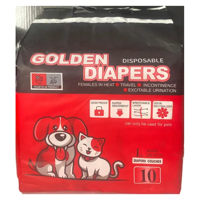 Golden Köpek Alt Bağlama Bezi L 10'lu