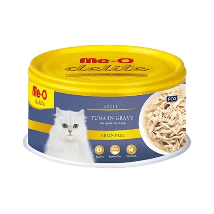 MEO SOS İÇİNDE TON BALIKLI YAŞ KEDİ MAMASI 80 GR