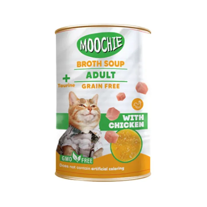 Moochie Et Suyu Çorba Tavuklu Yetişkin Kedi 135 Ml