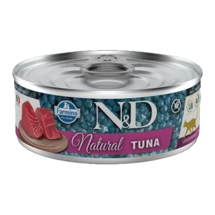 Natural Tuna Balıklı Yetişkin Kedi Konservesi 80 Gr