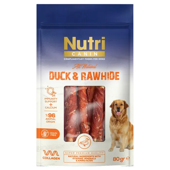 Duck & Rawhide Ördek Etli Burgu Kemik 80 Gr