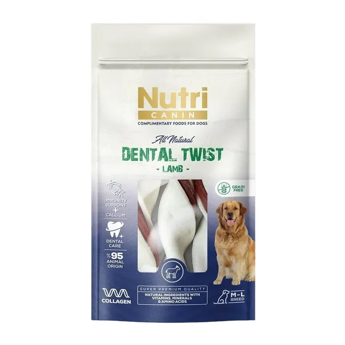 Dental Kuzu Etli Kemik Köpek Ödülü 120 Gr