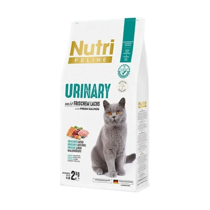 Nutri Feline Urinary Böbrek Sağlığı Destekleyici Somonlu Düşük Tahıllı Yetişkin Kedi Maması 2kg