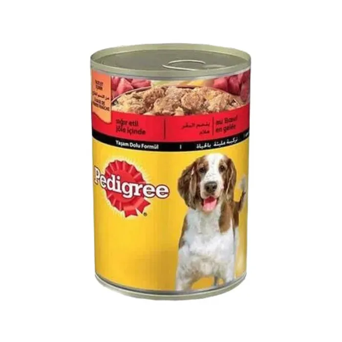 Pedigree Köpek Maması Konserve Biftekli 400 Gr