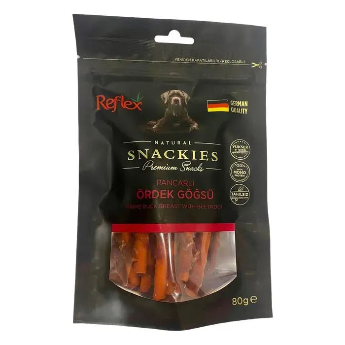 Reflex Natural Snackies Pancarlı Ördek Göğsü 80 Gr