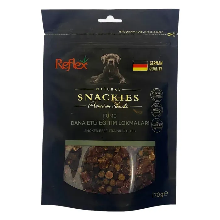 Reflex Natural Snackies Füme Dana Etli Eğitim Lokmaları 170 Gr