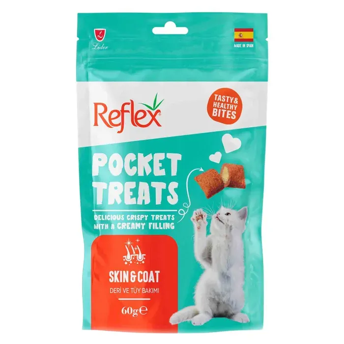 Reflex Pocket Treats Skin And Coat Kedi Ödülü 60 Gr