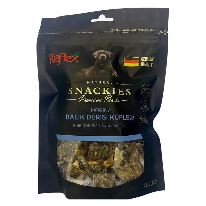 Reflex Natural Snackies Morina Balık Derisi Küpleri 130 Gr