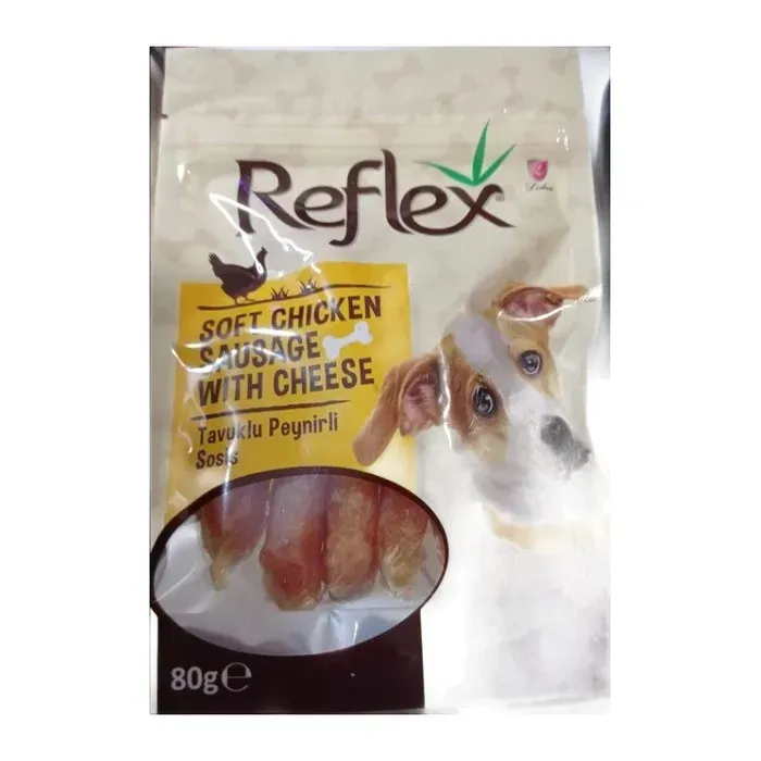 Reflex Tavuklu Peynirli Sosis Köpek Ödülü 80 gr