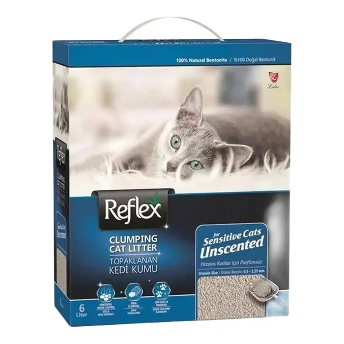 REFLEX HASSAS KEDİ KUMU 10 LT KOKUSUZ