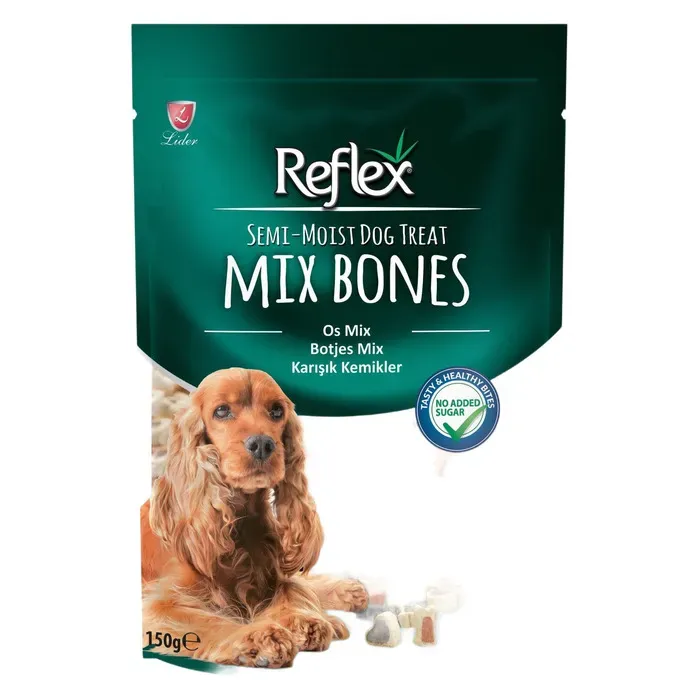 Reflex Semi-Moist Köpek Ödülü Mix Bones 150 Gr